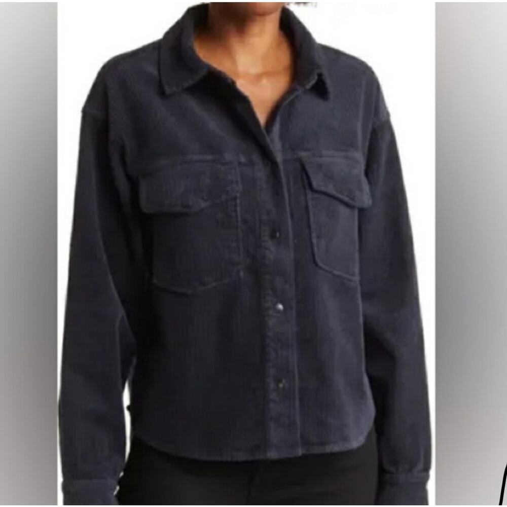 Sanctuary Navy Dakota Corduroy Shacket size Small